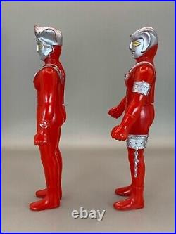 Bandai Japan Vintage Ultraman Soft Vinyl Figure 1980s Ultraman family Set of 10