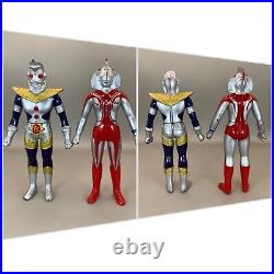 Bandai Japan Vintage Ultraman Soft Vinyl Figure 1980s Ultraman family Set of 10