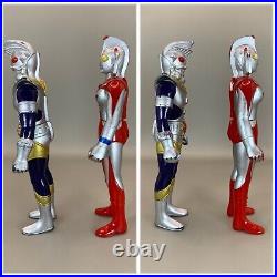 Bandai Japan Vintage Ultraman Soft Vinyl Figure 1980s Ultraman family Set of 10