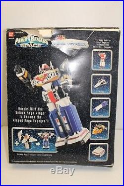 Bandai Vintage Power Rangers In Space Deluxe Mega Voyager Figure Toy & Box