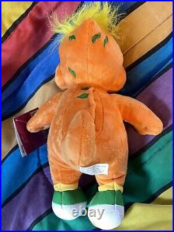 Barney Riff Plush Stuffed Toy Y2K Vintage Figure Singing 10