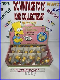 Bart Simpson on Skateboard Vintage 1990 Action Figure Toy PVC STORE DISPLAY 24