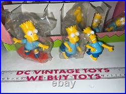 Bart Simpson on Skateboard Vintage 1990 Action Figure Toy PVC STORE DISPLAY 24