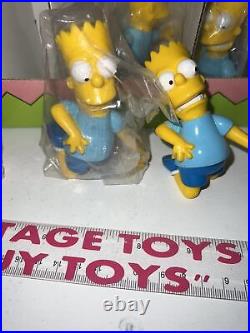 Bart Simpson on Skateboard Vintage 1990 Action Figure Toy PVC STORE DISPLAY 24