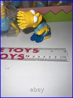 Bart Simpson on Skateboard Vintage 1990 Action Figure Toy PVC STORE DISPLAY 24