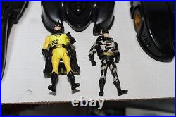 Batman 90s Vintage Lot DC 1989 Batman handheld bat wing Gun Toy Batmobiles