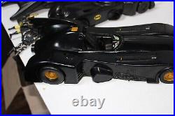 Batman 90s Vintage Lot DC 1989 Batman handheld bat wing Gun Toy Batmobiles