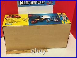 Batman Batcopter Vintage Toy Blue-Box 1989 Dual Flight Controls DC Comics