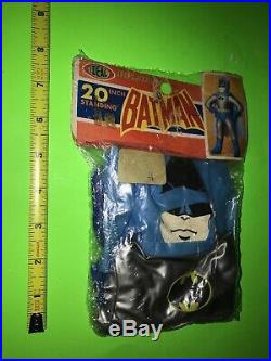 Batman Inflatable IDEAL MIP READ DETAILS VINTAGE NPP FIGURE 20 Old Toy Scarce