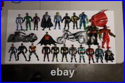 Batman Toy Lot Used Vintage Action Figures Kenner and more