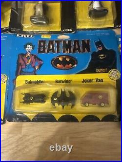 Batman/joker Vintage Collector Toy 10pc Lot New In Packs Awesome Lot See Pics