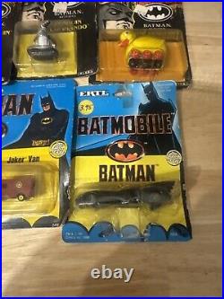 Batman/joker Vintage Collector Toy 10pc Lot New In Packs Awesome Lot See Pics