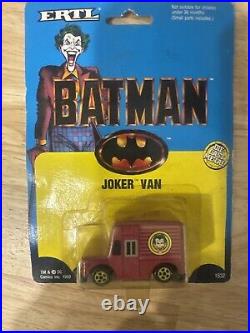 Batman/joker Vintage Collector Toy 10pc Lot New In Packs Awesome Lot See Pics