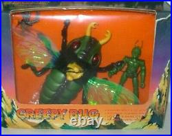 Battery Operated Toy Monster Action Figure Man Creepy Bug Vintage SOMA 1980's 85