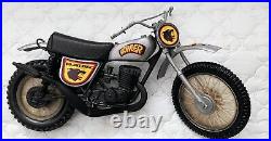 Big Jim Wolf Pack Howler Motorcycle Mattel Vintage Toy Vehicle, Dated 1974