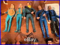 Big Lot Marx Brand Johnny West Figures 12 Tall and Accessories 1960s/1970s