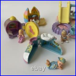 Bluebird Toys Vintage Mini Figurines Lot Of 11 Compacts With Figures & Playground