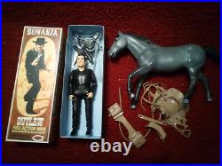 Bonanza American Character Outlaw Figure And Horse (restored) Please Read