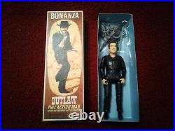 Bonanza American Character Outlaw Figure And Horse (restored) Please Read