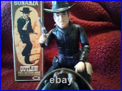 Bonanza American Character Outlaw Figure And Horse (restored) Please Read