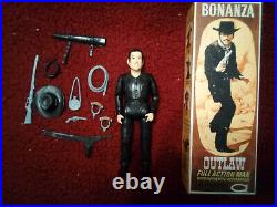 Bonanza American Character Outlaw Figure And Horse (restored) Please Read