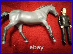 Bonanza American Character Outlaw Figure And Horse (restored) Please Read