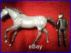 Bonanza American Character Outlaw Figure And Horse (restored) Please Read