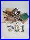 Bonanza Vintage 1960 Western Cowboy Figure Horse Wagon Accessories Lot Pieces