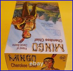 Boxed Mingo figure + 32 Accessories + Manual copy Daniel Boone friend Marx West