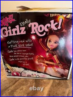 Bratz Girlz Really Rock Jade Punk Rock Rebel Doll NRFB Keyboard 2008 MGA