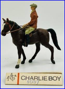 Britains Ltd. Arena Show Jumping Game #7580 Vintage 1960's Horses Figures Jumps