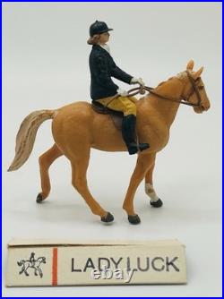 Britains Ltd. Arena Show Jumping Game #7580 Vintage 1960's Horses Figures Jumps