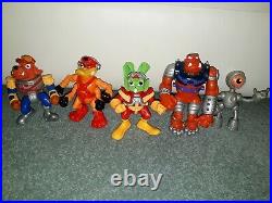 Bucky O'Hare Vintage TV Series Animation Show Action Figure Toy Lot Hasbro 1990