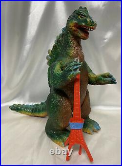 Bullmark GIANT Godzilla vintage sofubi figure Japan kaiju soft vinyl Toho toy