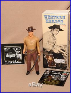 CLINT WALKER as CHEYENNE 8 FIGURE LE #53 Hartland Western collectors