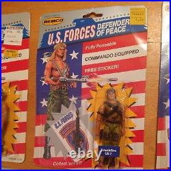 COMPLETE SET OF VINTAGE 1986 REMCO U. S. Forces Defenders of Peace Toy Lot RARE