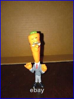 California Raisins Cecil Carrot Vintage Figure 1989 Applause 3.5 Tall HTF RARE