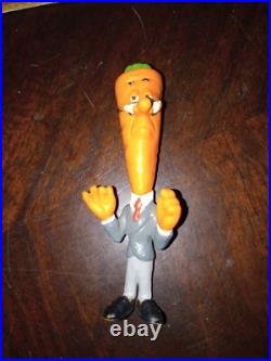 California Raisins Cecil Carrot Vintage Figure 1989 Applause 3.5 Tall HTF RARE
