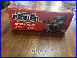 Captain Power Interlocker Vintage 1987 FACTORY SEALED BOX