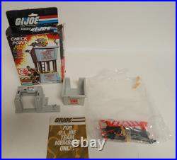 Check Point Battle Station GI Joe 1985 VTG Toy Hasbro #6664 Playset Damaged Box