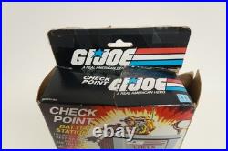 Check Point Battle Station GI Joe 1985 VTG Toy Hasbro #6664 Playset Damaged Box
