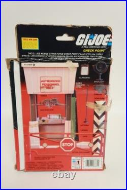 Check Point Battle Station GI Joe 1985 VTG Toy Hasbro #6664 Playset Damaged Box