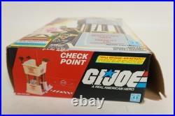 Check Point Battle Station GI Joe 1985 VTG Toy Hasbro #6664 Playset Damaged Box