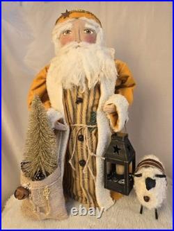 Christmas Santa, handmade, 20 in, collectible, Dumplinragamuffin
