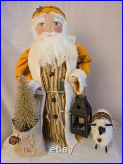 Christmas Santa, handmade, 20 in, collectible, Dumplinragamuffin
