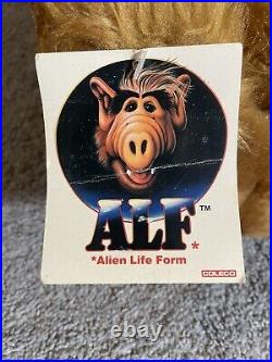 Coleco ALF Alien Life Form 18-inch Plush Toy Vintage 1986 With Tag Clean