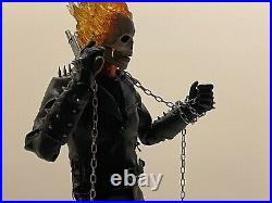 Complete! Hot Toys Ghost Rider & Hell Cycle Nicolas Cage 1/6 Figure mms133