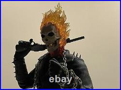 Complete! Hot Toys Ghost Rider & Hell Cycle Nicolas Cage 1/6 Figure mms133