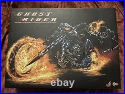 Complete! Hot Toys Ghost Rider & Hell Cycle Nicolas Cage 1/6 Figure mms133