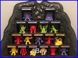 Complete Monster in My Pocket Series 1 Figures and Monster Mountain Display Case